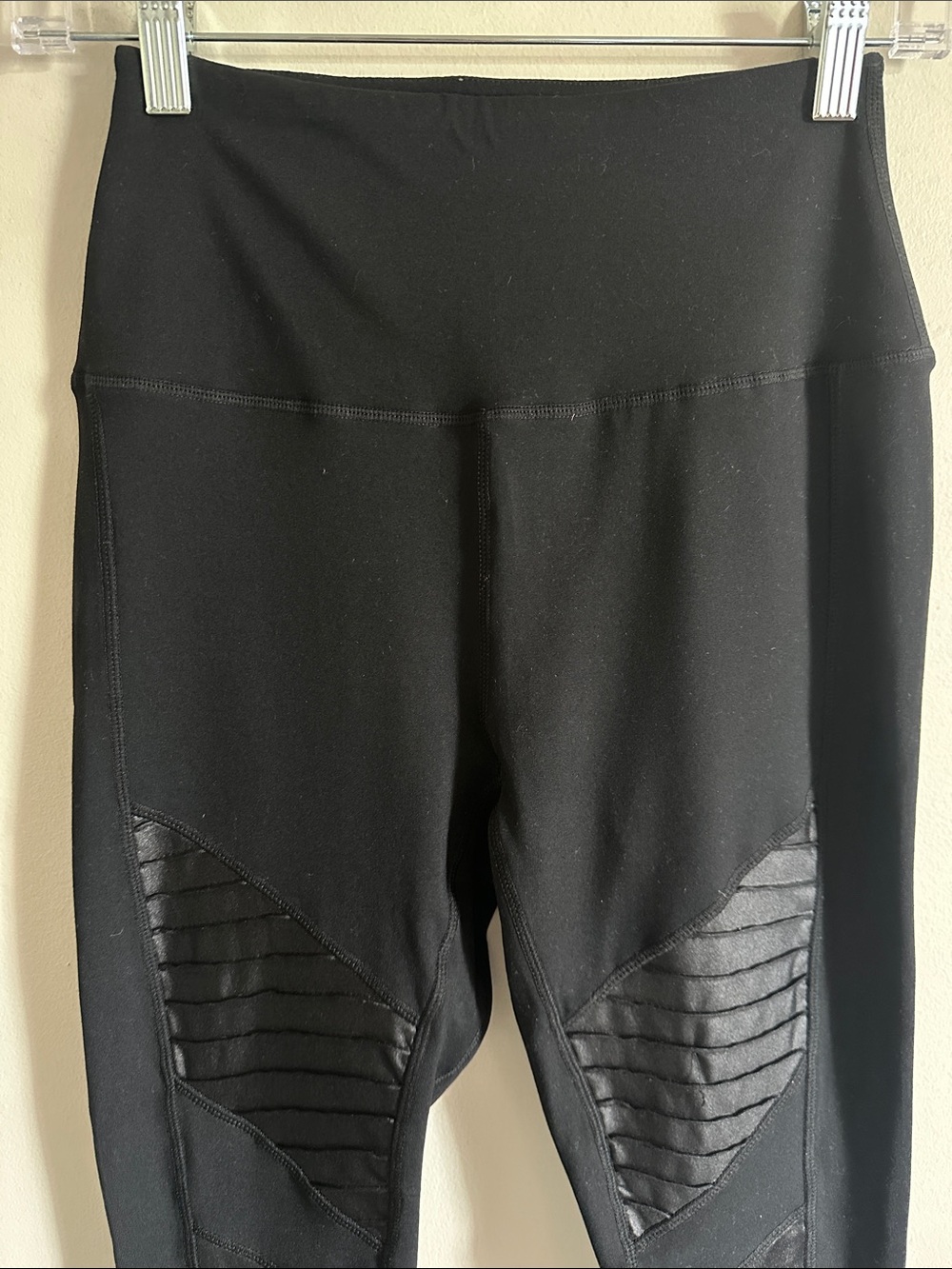 NWT Black knit mesh leggings - Picture 13 of 15